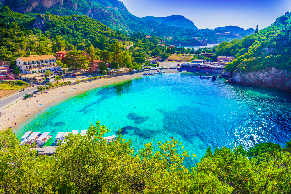 Discover Corfu, a beautiful island in Greece, known for its lush landscapes, Venetian architecture, sandy beaches, and rich history blending Greek, Italian, and British influences