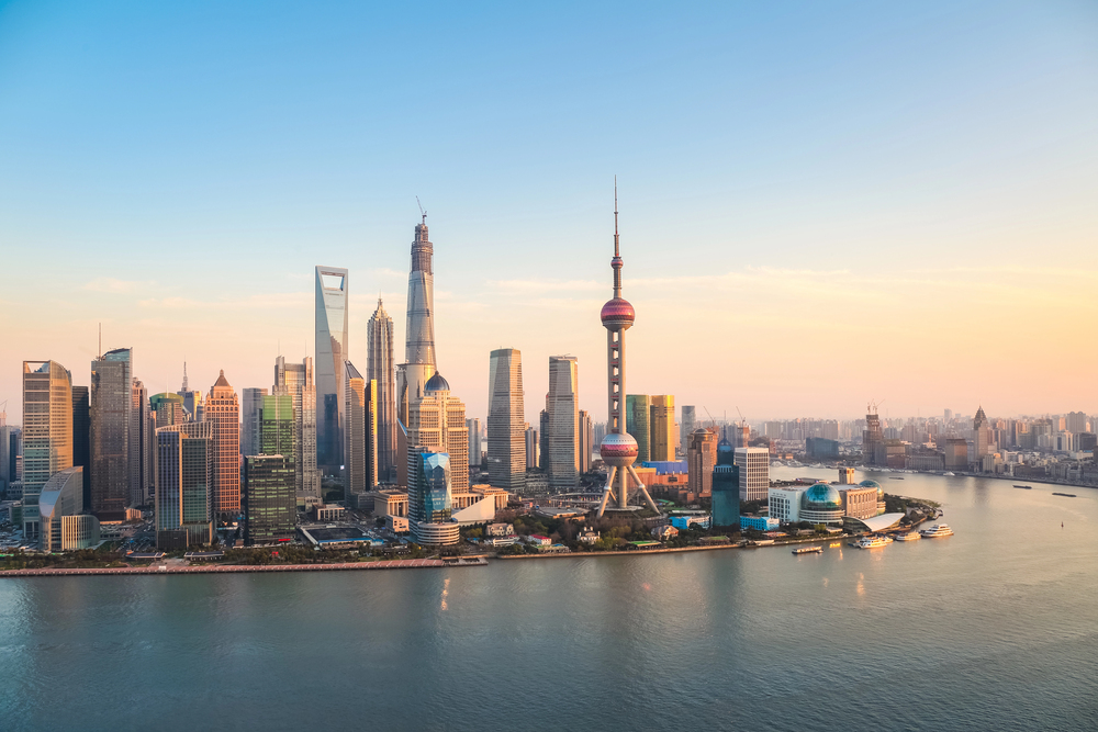 Discover the futuristic skyline of Lujizui in Shanghai on a guided highlights tour