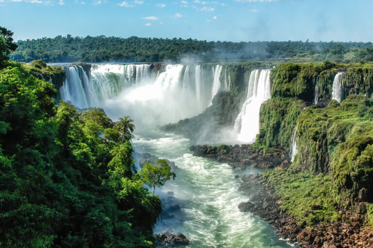 Take a helicopter flight over Iguazu Falls for breathtaking aerial views of this natural wonder